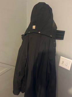 Large Mens Black Carhartt Weather Proof Jacket