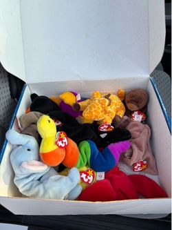 Box of Beanie Baby’s