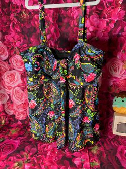 Swim floral top Size 16