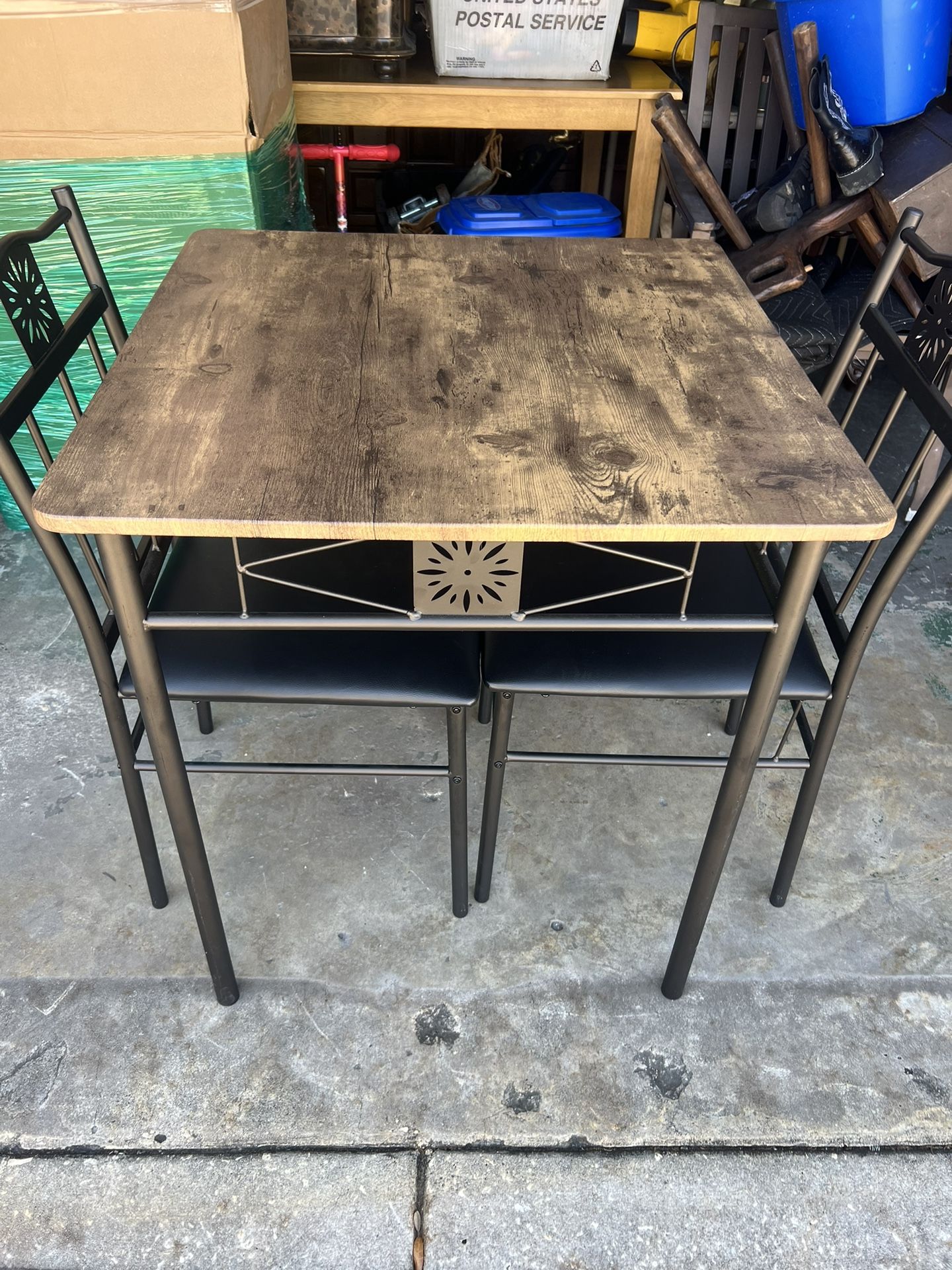 Small Dining Table / Patio Set ( Wood)