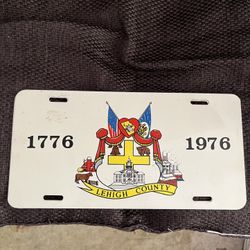 Old 1976 License Plate 