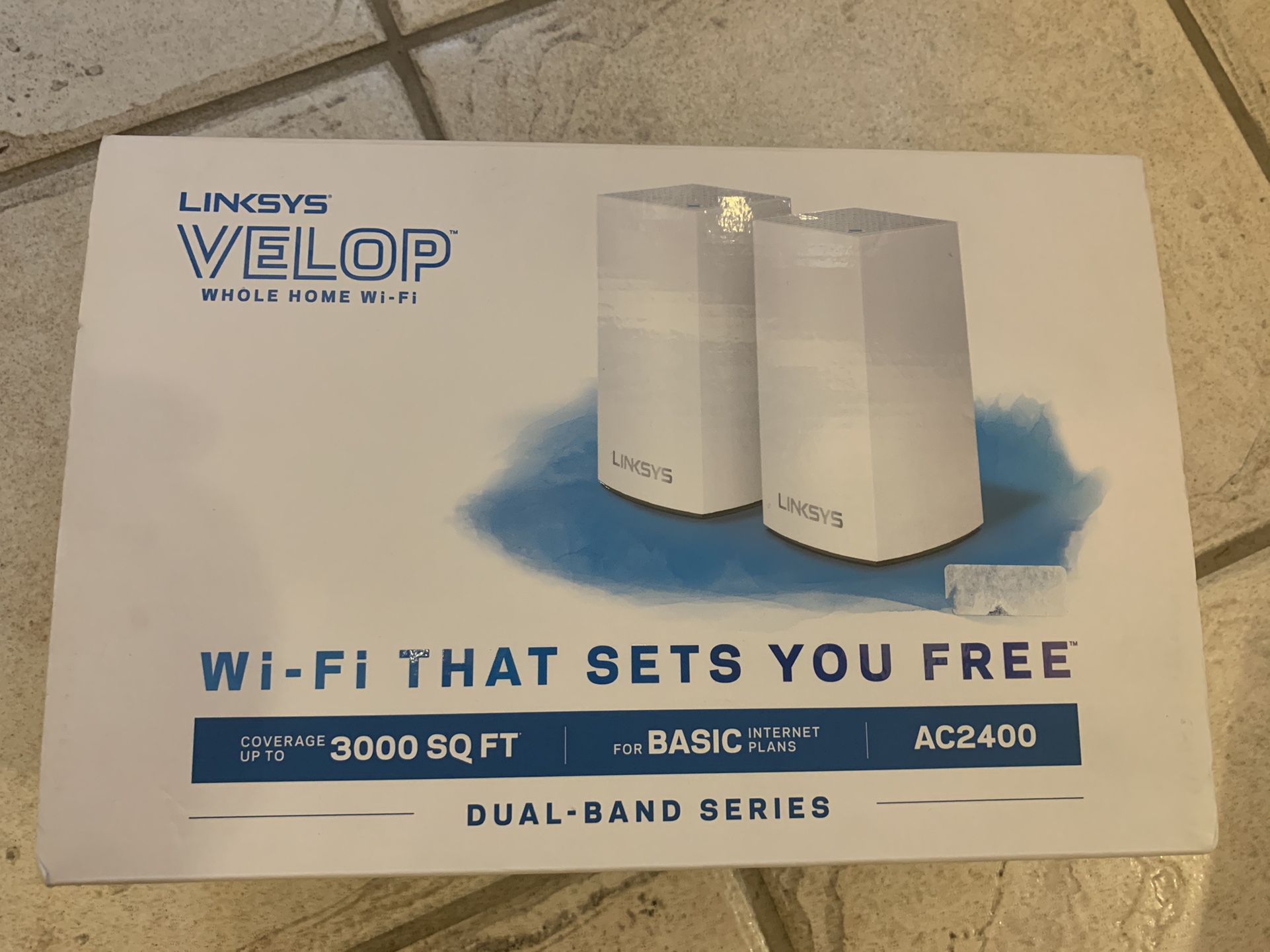 Linksys Velop Whole Home Wi-Fi 2 pack - brand new!