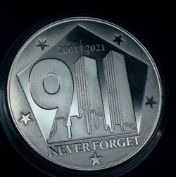 1 oz silver 9/11 silver round