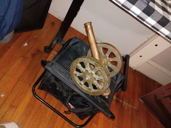 Antique Red Brass Cannon