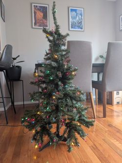 4 Foot Artificial Christmas Tree With Lights