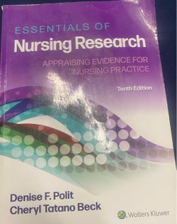 Essentials of Nursing Research Tenth Edition