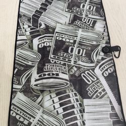 Cash Stacks Magnetic Golf Towel - New