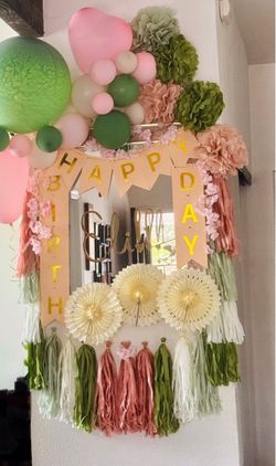 Used Birthday decorations
