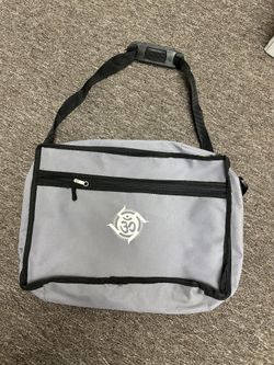 Gray Messenger Bag