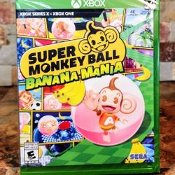 Super Monkey Ball: Banana Mania for Xbox One , XBox - Series • 4-K - Ultra - HD Smart Delivery  • Rated : Everyone  • Single Player Mode , Multi-playe