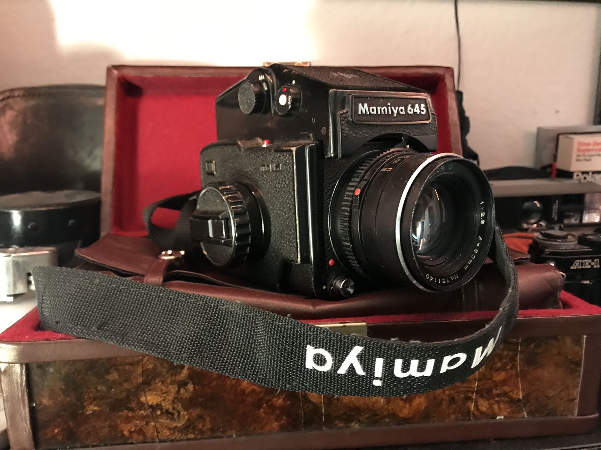 Mamiya 645 With Prism And WaistLevel Viewfinder for Sale in Miami, FL