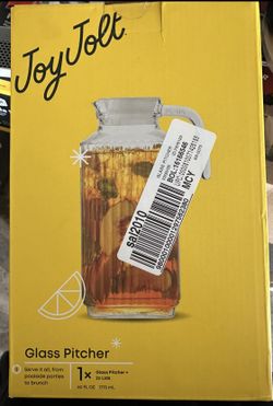 Glass pitcher