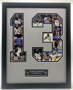 James Harden BrooklynNets #13 NBA Collage Art