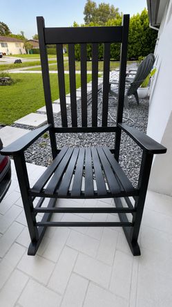 Black Rocking Chair Rocker - $50