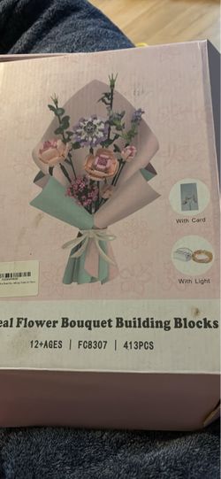 Flower bouquet building blocks