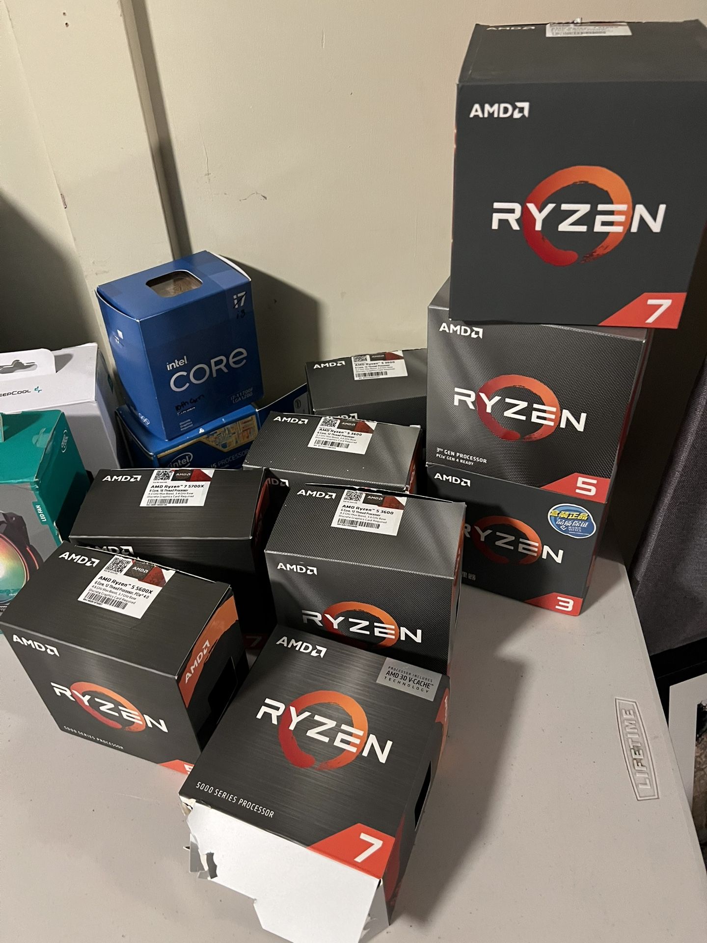 Make Offer - Empty PC Parts Boxes