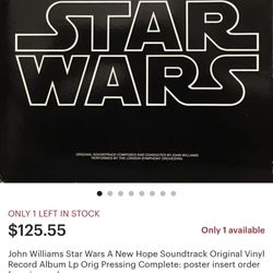 Star Wars Vintage Record 