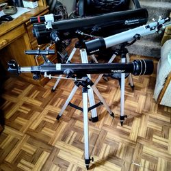 Three Telescopes with Tripods, PLUS MORE!