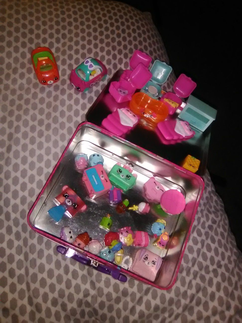 Shopkins lunchbox with shopkins