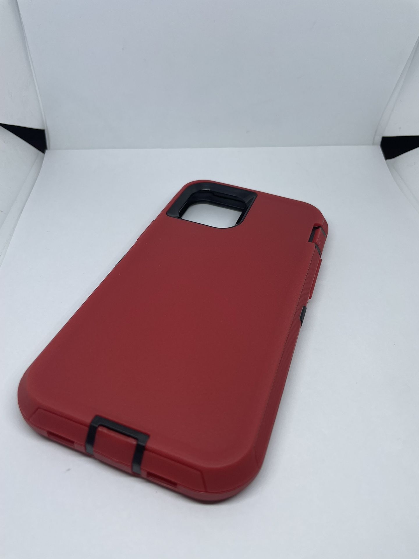 For IPhone 12 / 12 Pro Red Case Cover Protector 