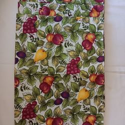 Cotton Cloth of Floral Table Mat 4 ps Set