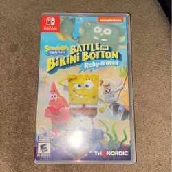 SpongeBob Nintendo Switch Game 