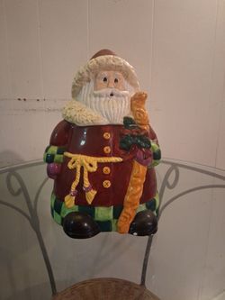 Vintage Santa Cookie Jar