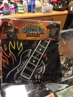 Eletric guitar shirt. Size XXI