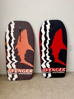 Avenger Radical Bodyboards Skateboard Deck, set of 2