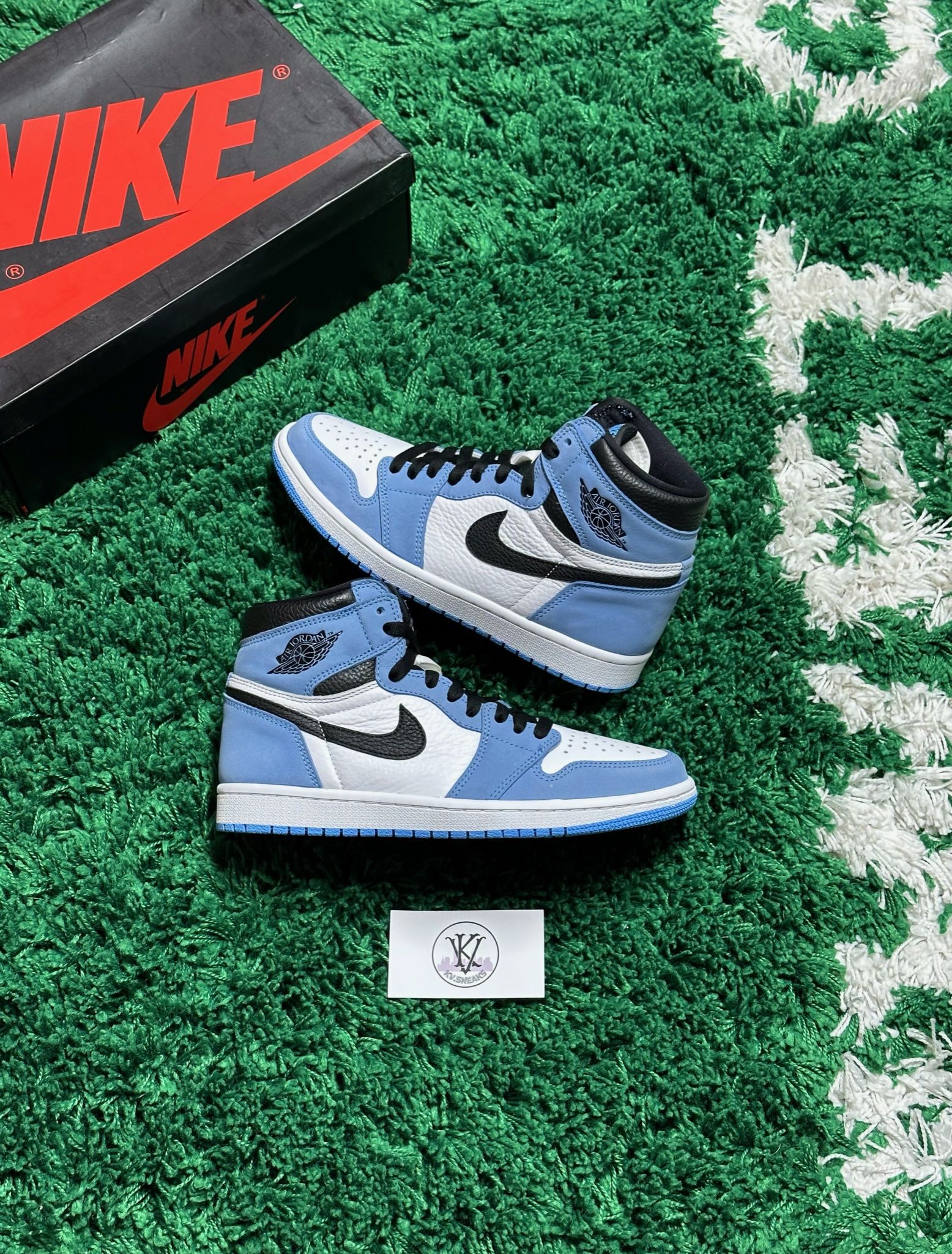 Size 8 Jordan 1 High University Blue