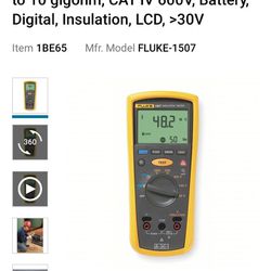 FLUKE 1507 INSULATED  FOR  ELECTRIC CARS