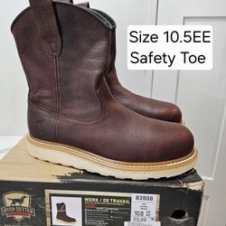 Red Wings Irish Setter Safety Toe Work Boots Size 10.5 EE 