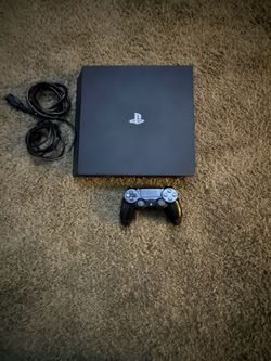 PS4  with control.