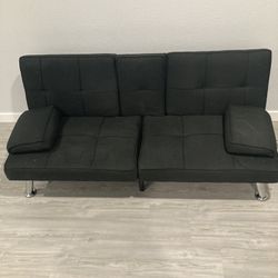 Black Foldable Couch 