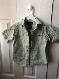 Boy’s Polo Ralph Lauren Short Sleeve Shirt Size 2T