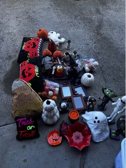 Christmas and Halloween decorations