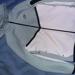 Blue And Write Nike Tech 