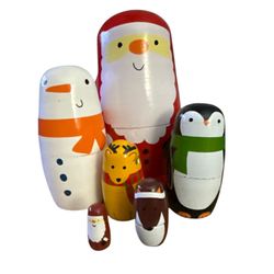 Christmas Themed Nesting Dolls