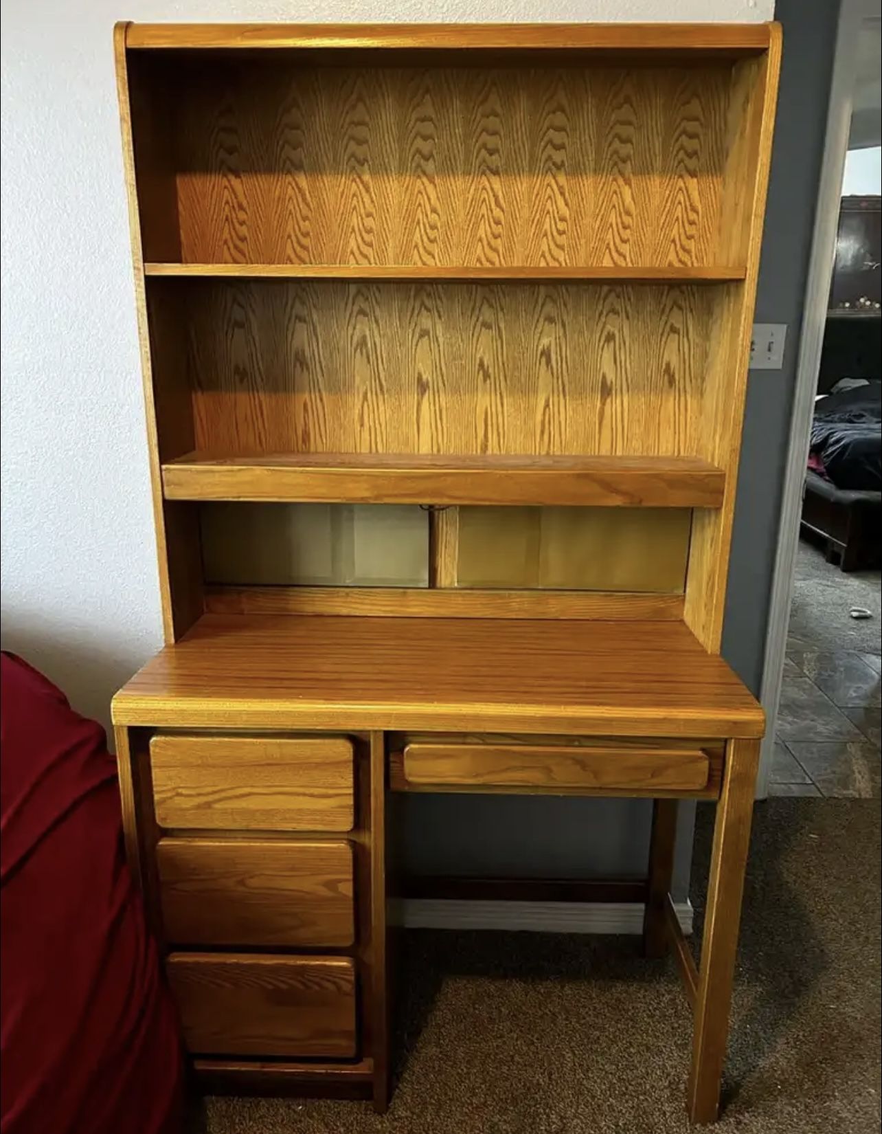 Office Desk with Removable Shelving (Pick-Up Only)