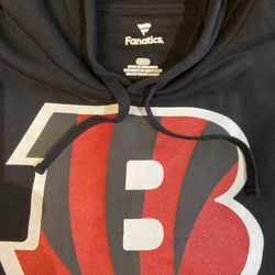 Cincinnati Bengals Joe Burrow #9 Fanatics Hoodie Black LG Football Sweatshirt