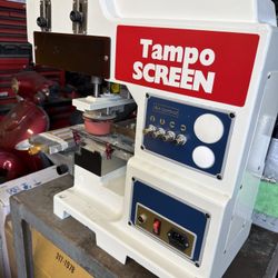 Complete Pad Printing Machine Setup – Tampo Screen Printer + Plate Burner + Compressor