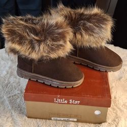 Girls Winter Boots Sz13 Ferb Inside $12
