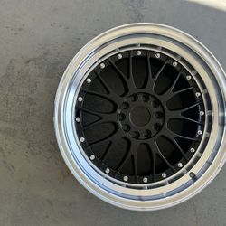 XXR 521 18x10 Black/ Machine Lip 5-4.5 / 5-120 Offset 25 Bolt Pattern