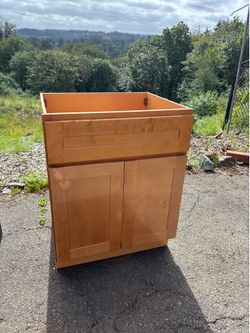 Bathroom Vanity Cabinet - 27” wide - New - Solid Wood