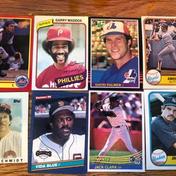baseball card collection-1980-1990s-excellent condition