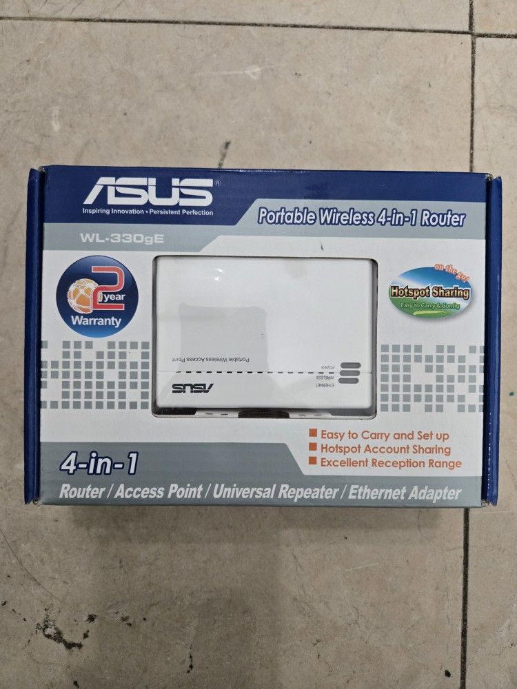 Asus Portable 4 In 1 Router WL-330gE