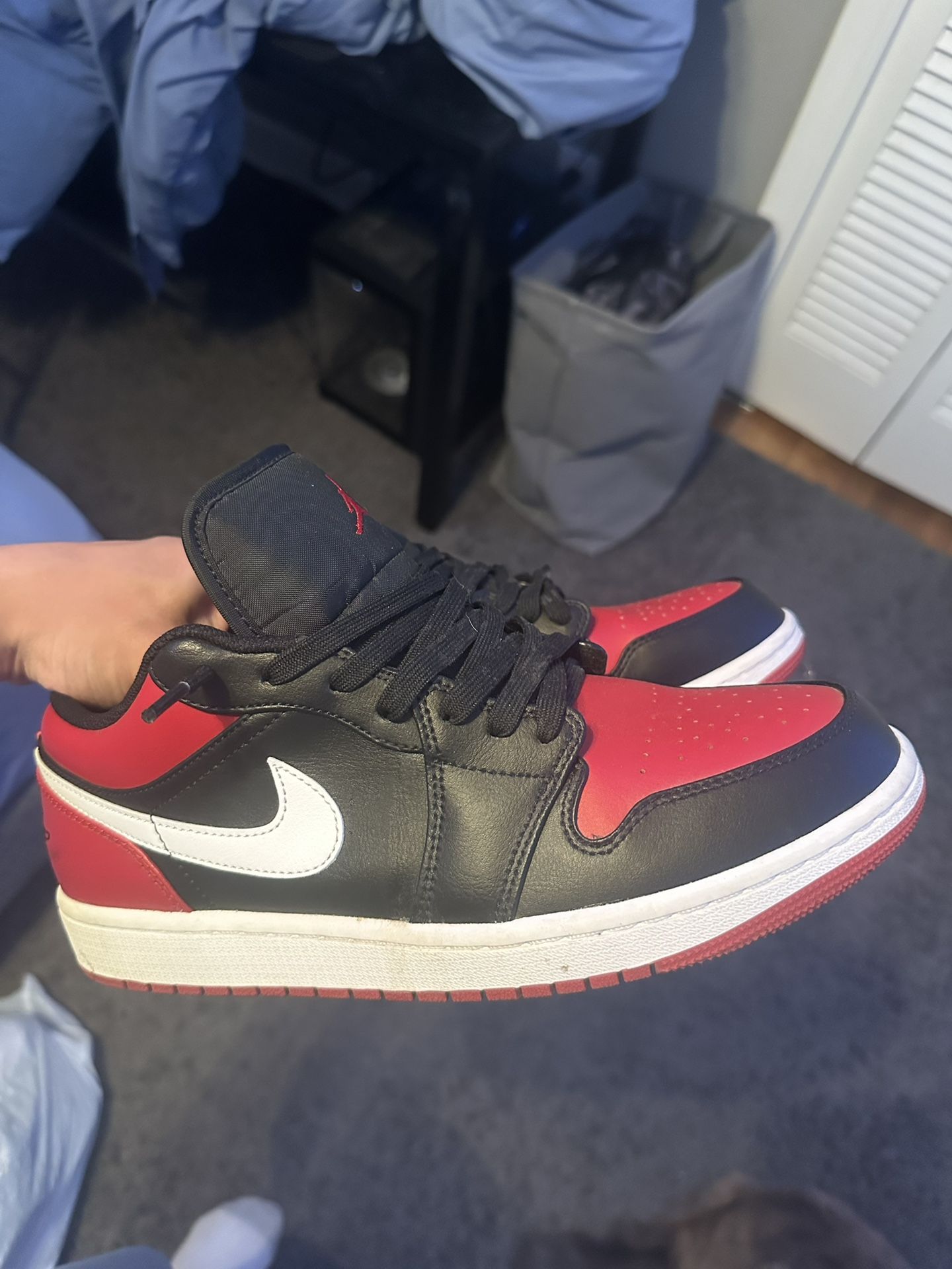 Mens Air Jordan Low Alternate Bred Toe Size 9.5