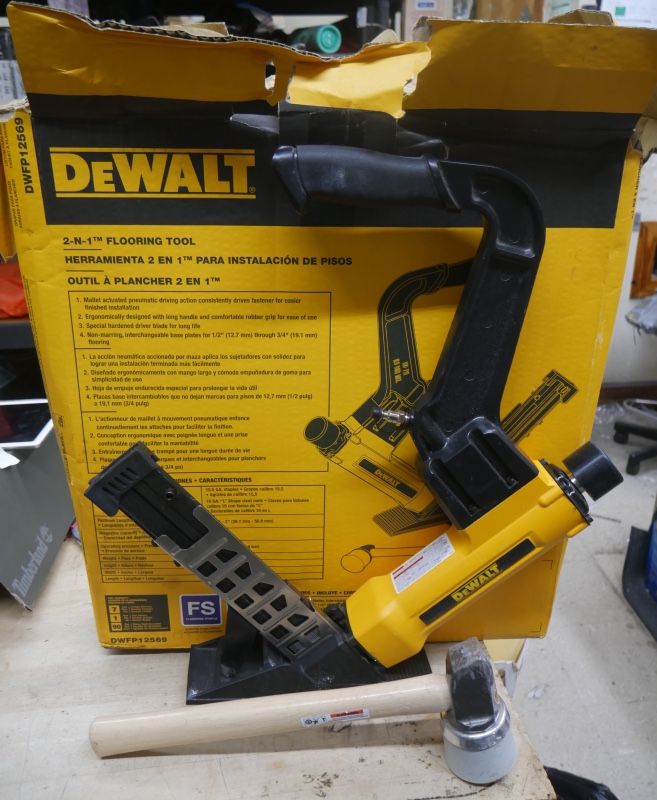 DEWALT 2 IN 1 FLOORING TOOL DWFP12(contact info removed)89-2