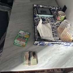 West Elm Rectangular Marble Coffee Table