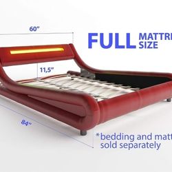 Full Bed Frame (Matress Not Included) Base De Cama Matrimonial (No Incluye Colchon)